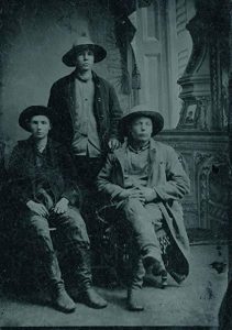 Tre cowboy, 1870