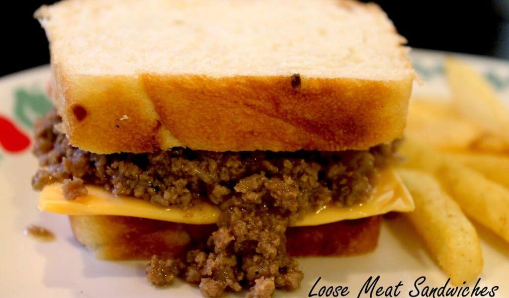 Loose meat sandwiches