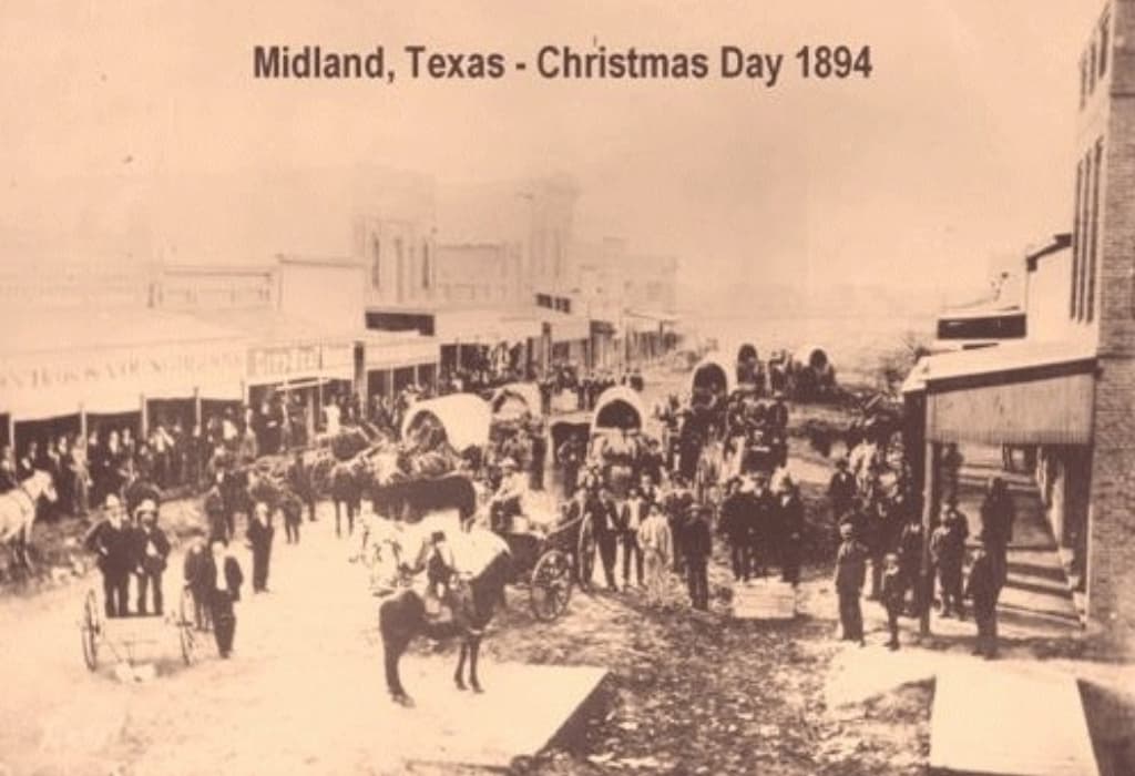 Mattina di natale a Midland, Texas, 1894
